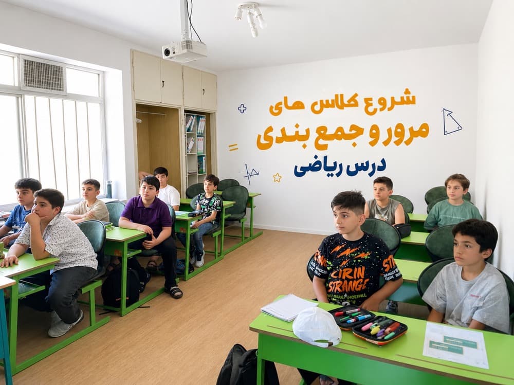 برگزاری کلاس های جبرانی - تقویتی ریاضی